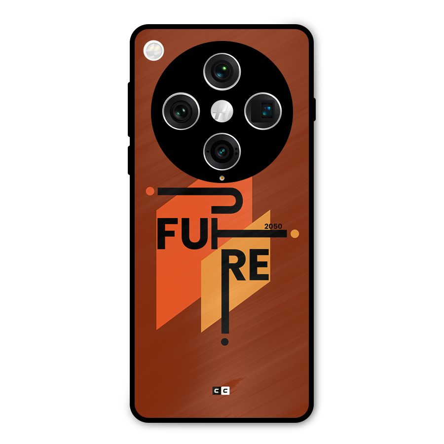 illustrative Future Metal Back Case for Oppo Find X8 Pro