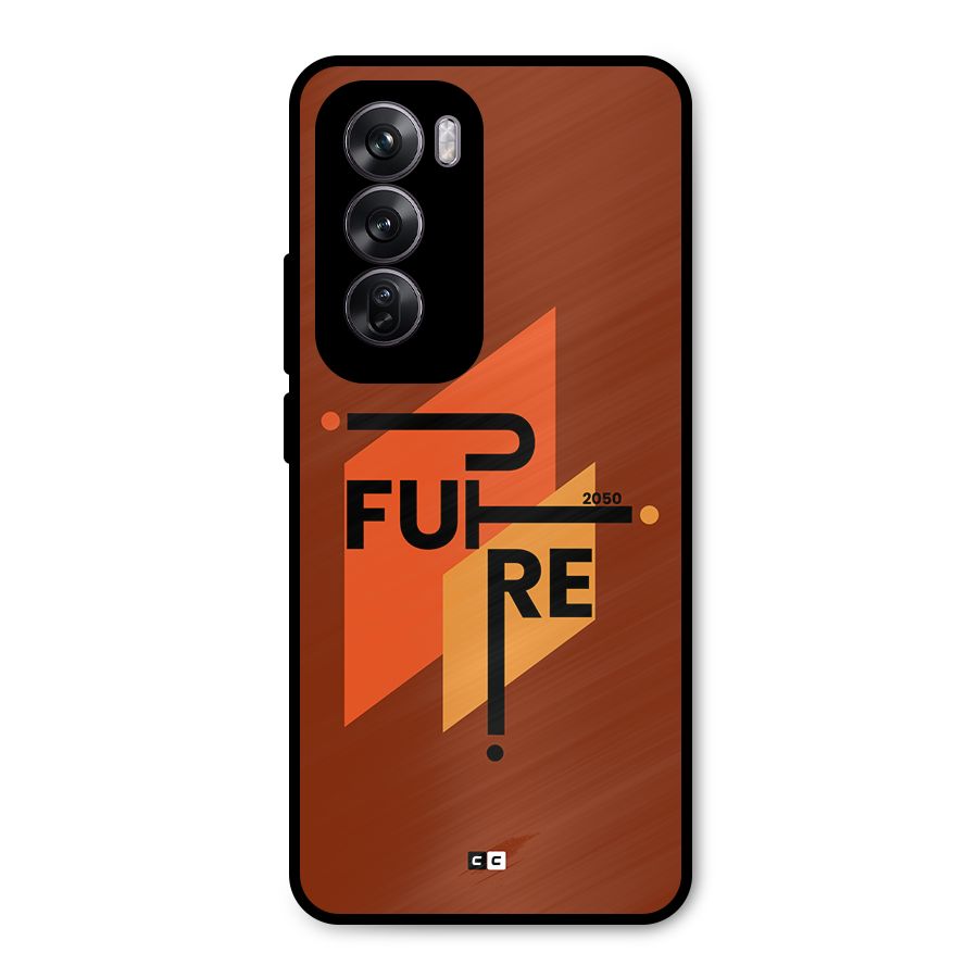 illustrative Future Metal Back Case for Oppo Reno12 Pro