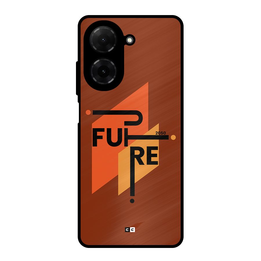 illustrative Future Metal Back Case for Redmi A5 4G