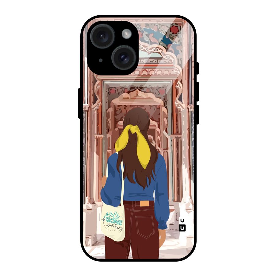 wonderful Girl Glass Back Case for iPhone 15