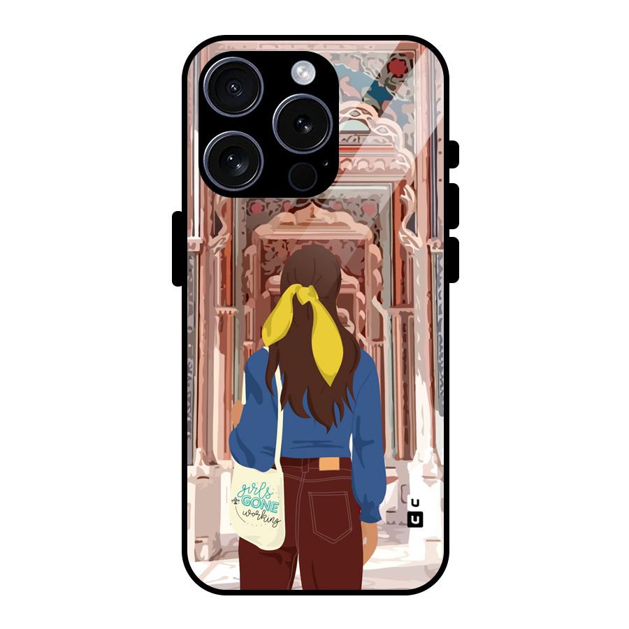 wonderful Girl Glass Back Case for iPhone 15 Pro