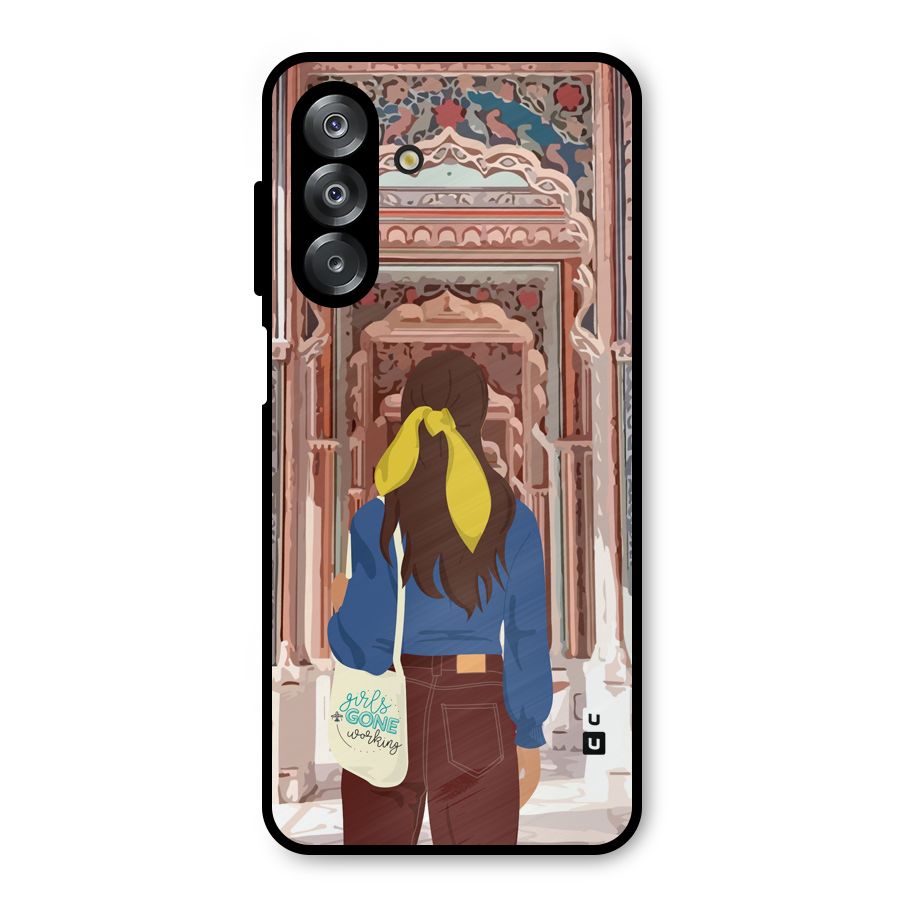 wonderful Girl Metal Back Case for Galaxy A26