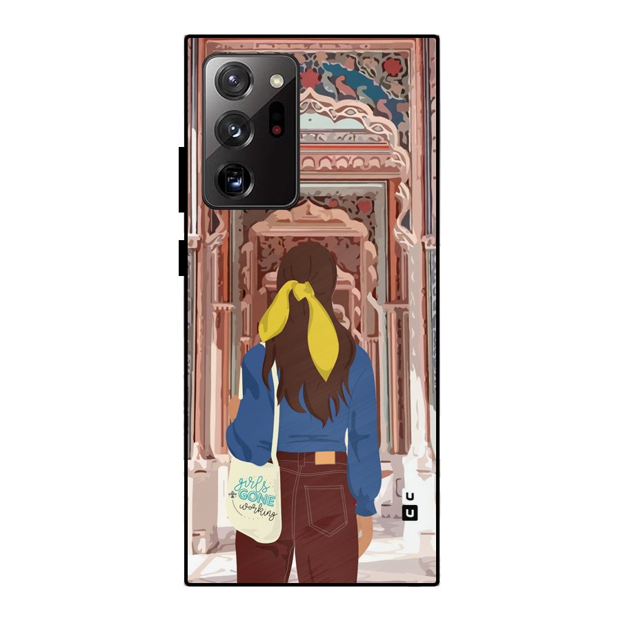 wonderful Girl Metal Back Case for Galaxy Note 20 Ultra
