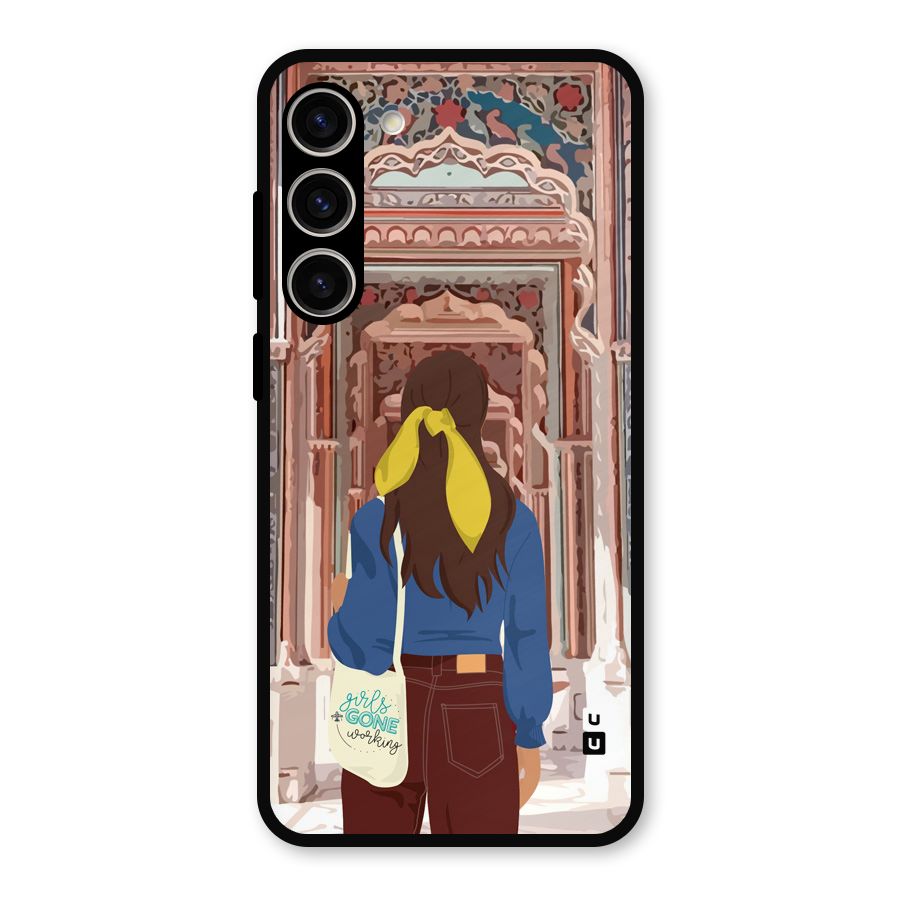 wonderful Girl Metal Back Case for Galaxy S23 Plus