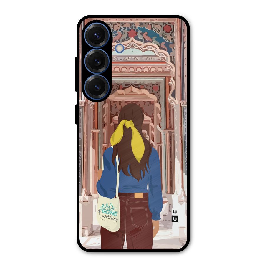 wonderful Girl Metal Back Case for Galaxy S25