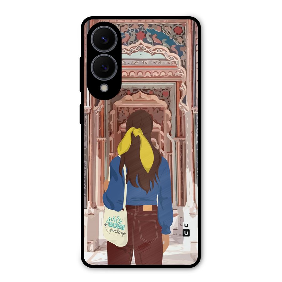 wonderful Girl Metal Back Case for Galaxy S25 Edge