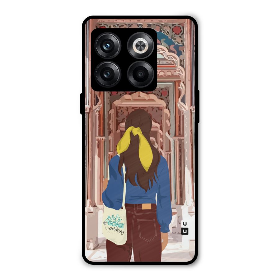 wonderful Girl Metal Back Case for OnePlus 10T
