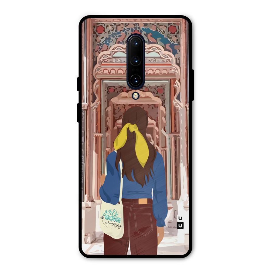 wonderful Girl Metal Back Case for OnePlus 7 Pro
