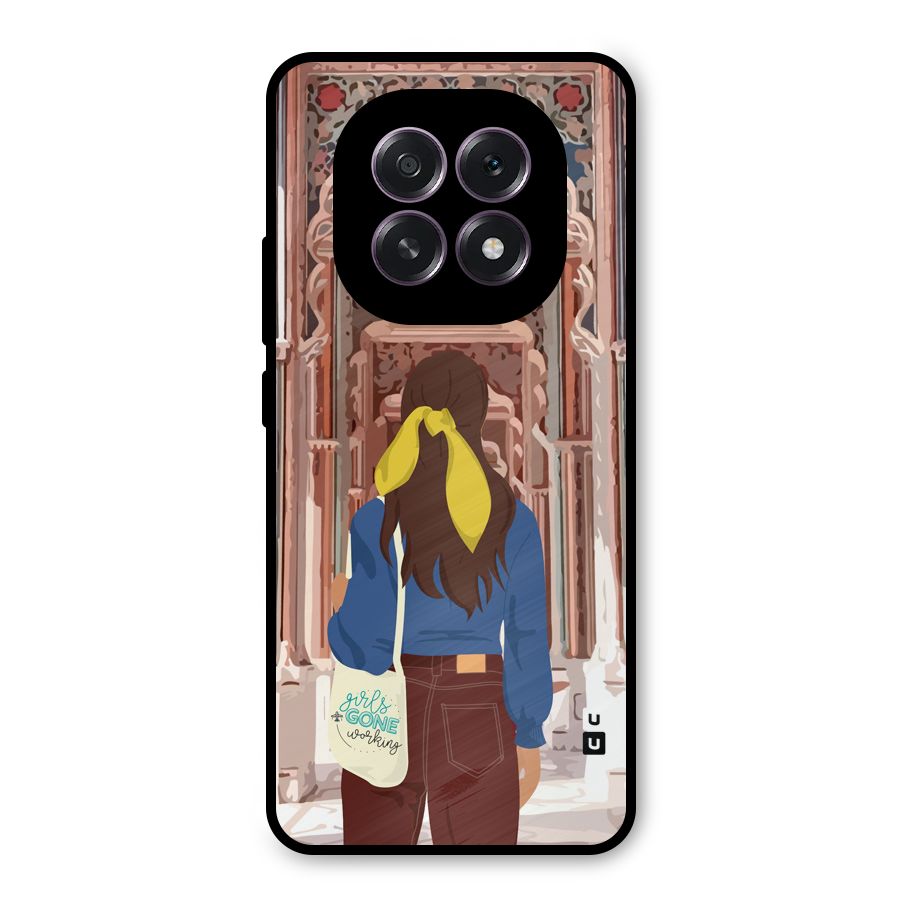 wonderful Girl Metal Back Case for Oppo F29