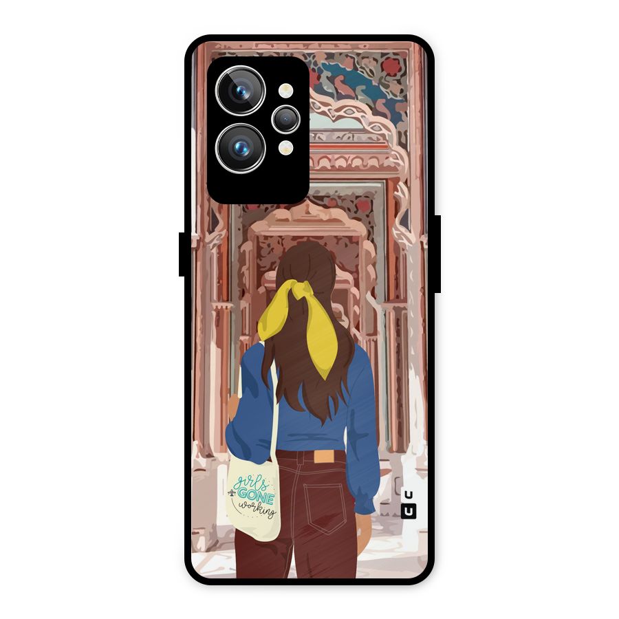 wonderful Girl Metal Back Case for Realme GT2 Pro