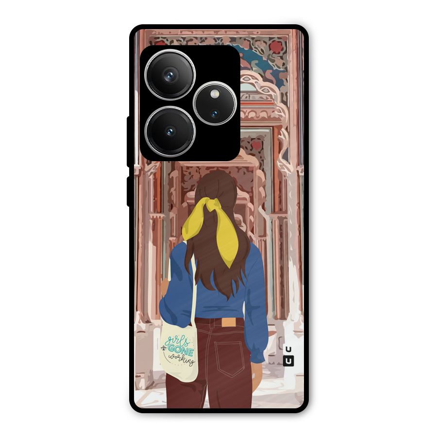 wonderful Girl Metal Back Case for Realme GT 6