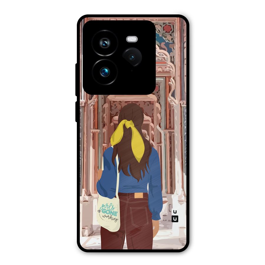 wonderful Girl Metal Back Case for Realme GT 7 Pro
