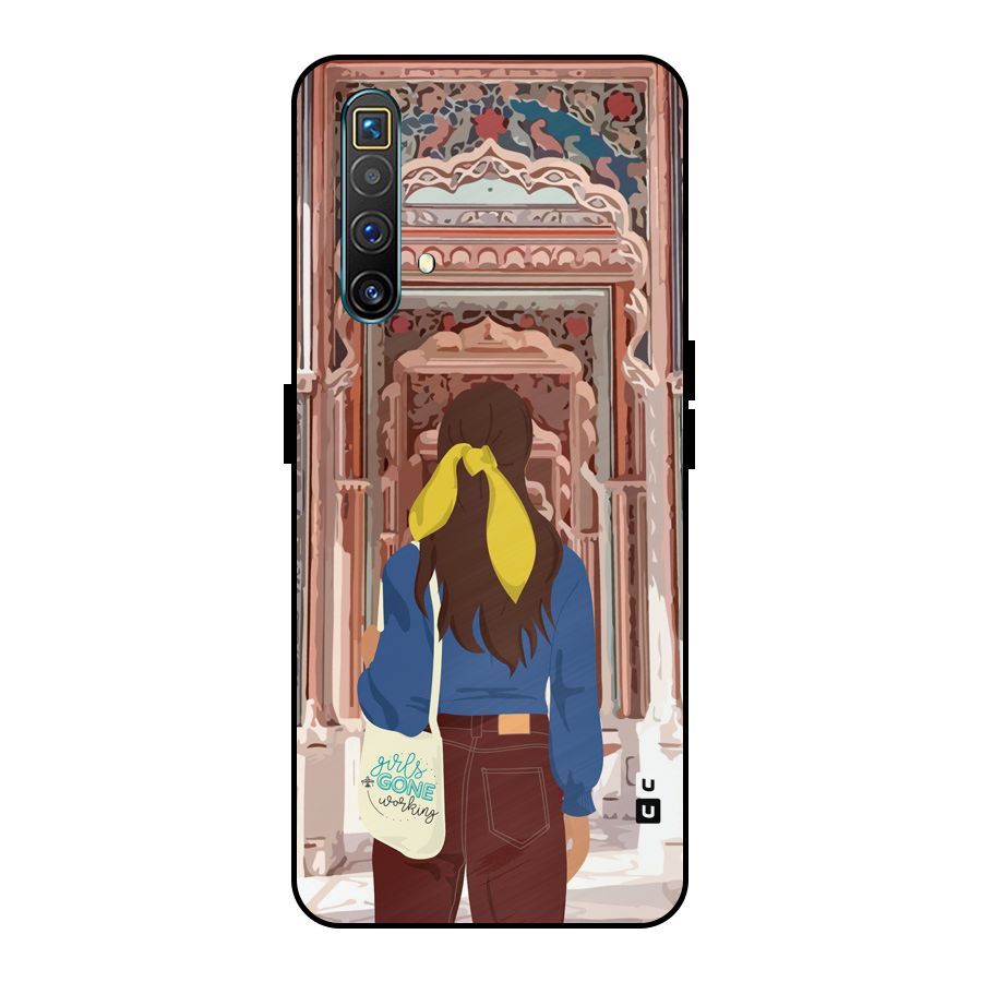 wonderful Girl Metal Back Case for Realme X3 SuperZoom