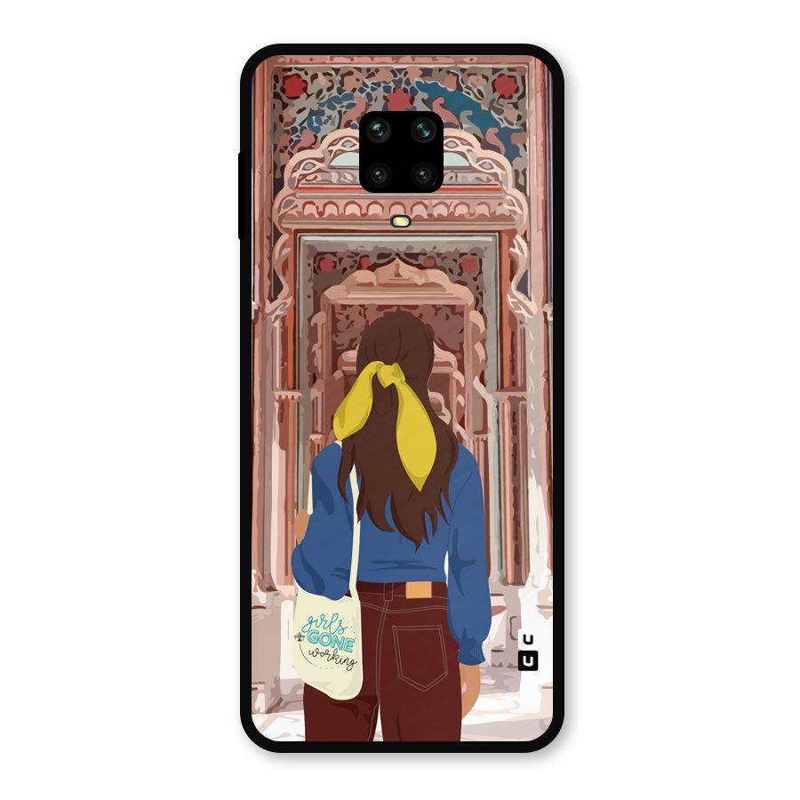 wonderful Girl Metal Back Case for Redmi Note 10 Lite