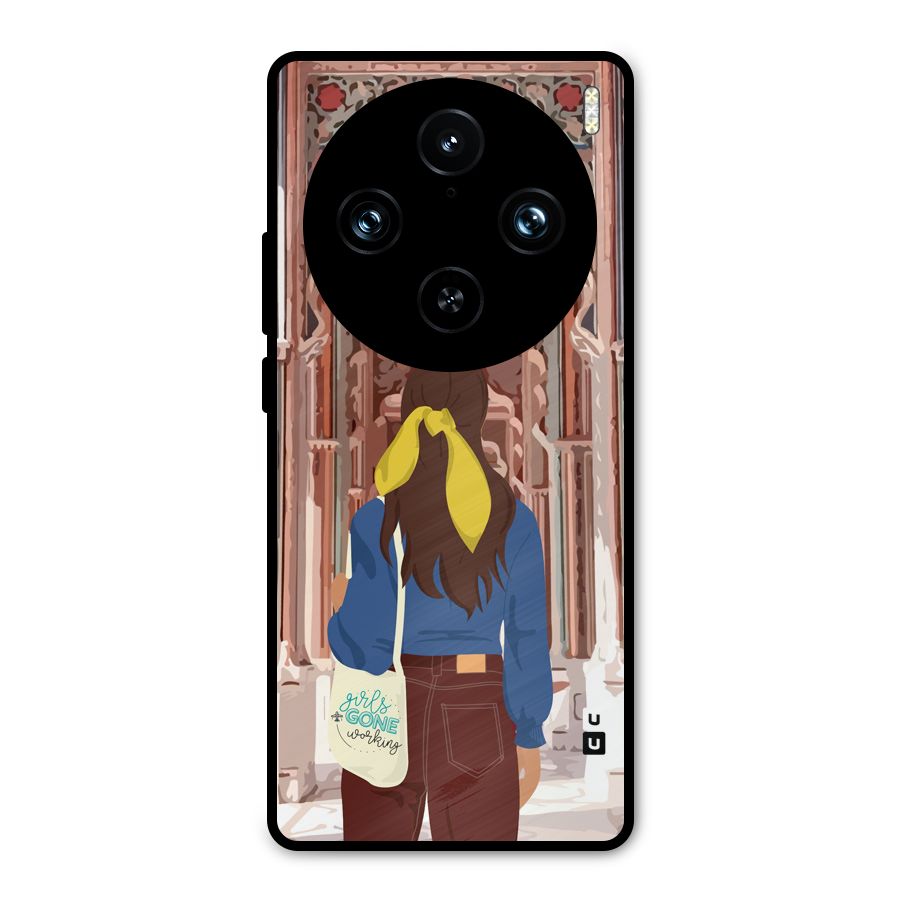 wonderful Girl Metal Back Case for Vivo X100 Pro