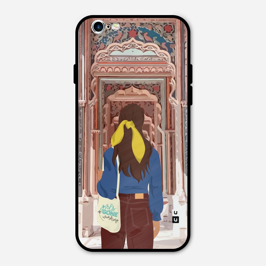 wonderful Girl Metal Back Case for iPhone 6 6s