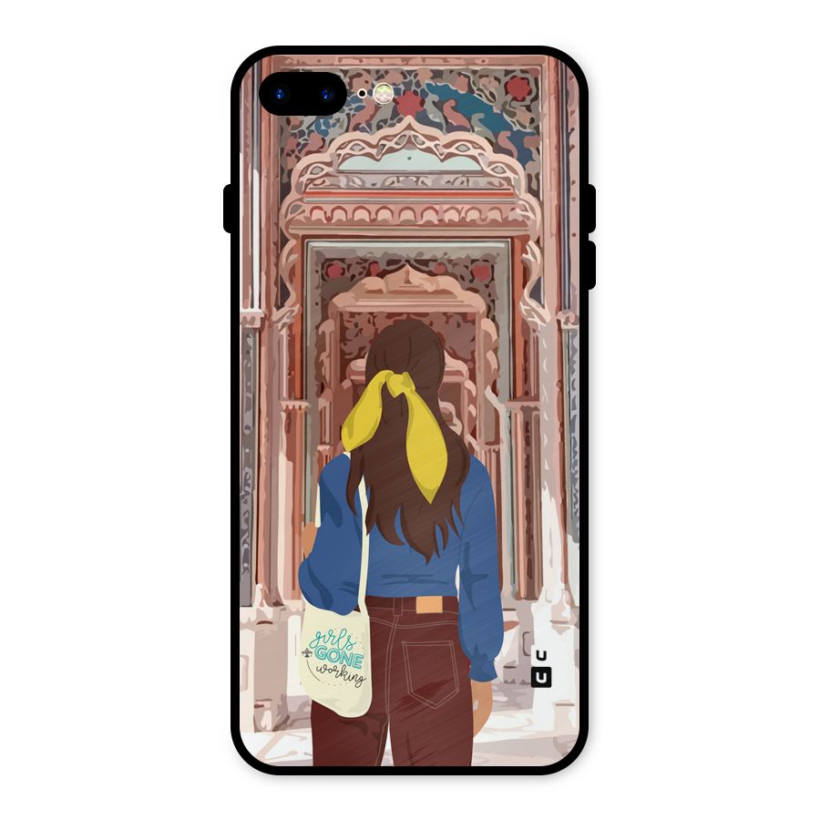 wonderful Girl Metal Back Case for iPhone 7 Plus