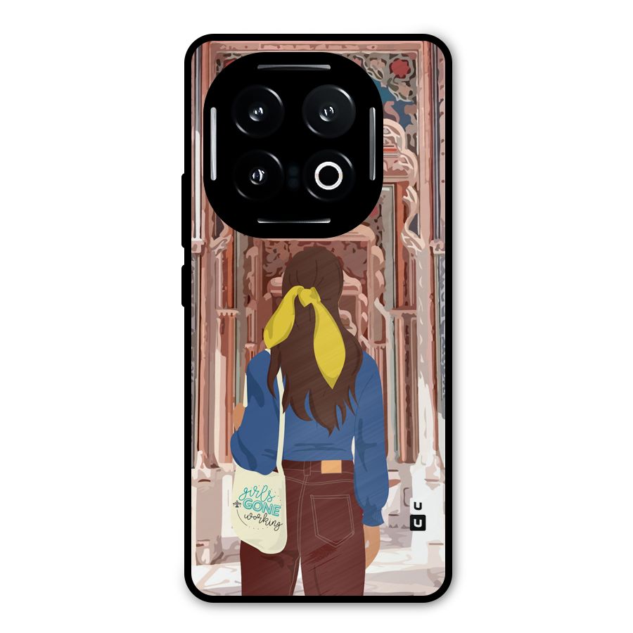 wonderful Girl Metal Back Case for iQOO 13