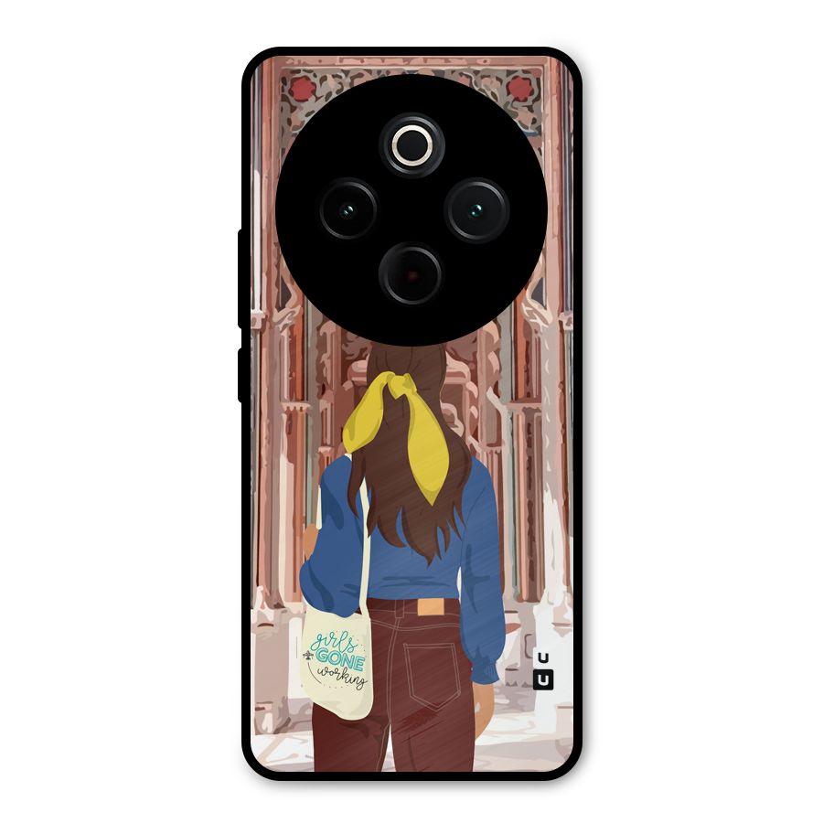 wonderful Girl Metal Back Case for iQOO Z10