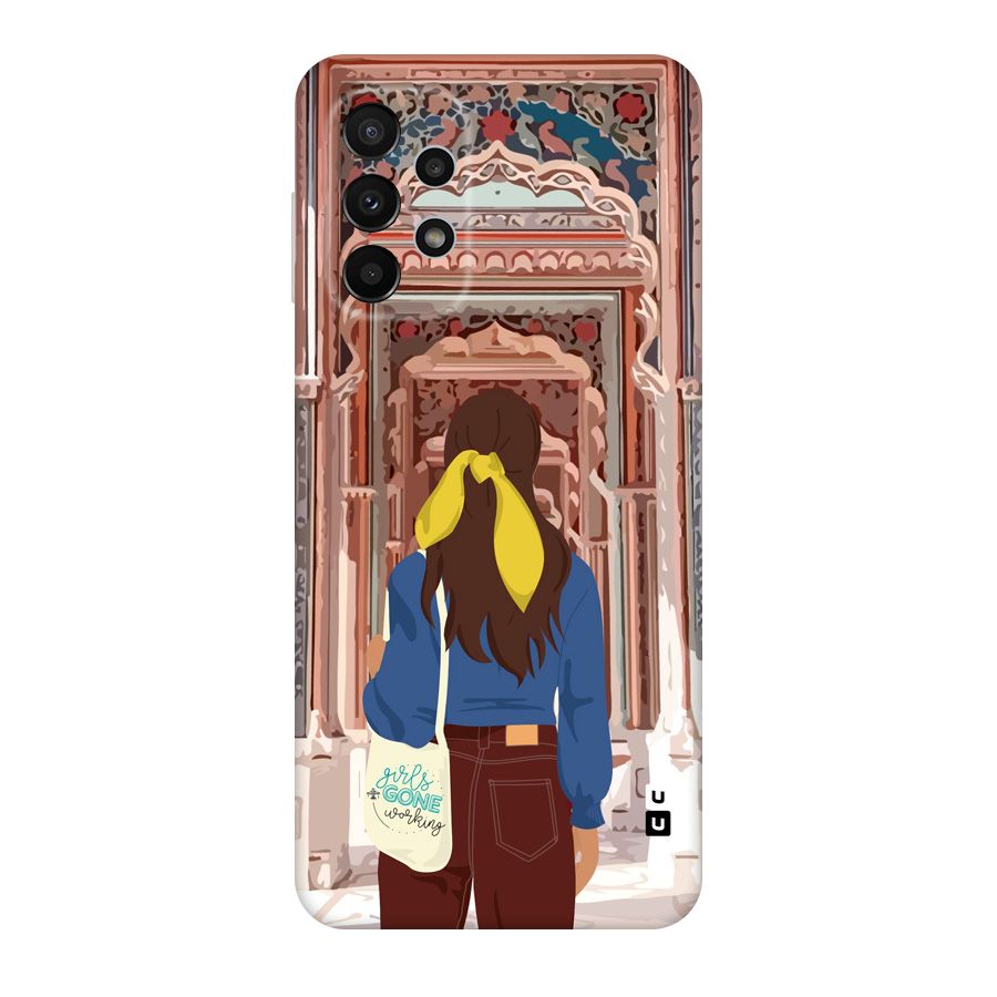 wonderful Girl Original Polycarbonate Back Case for Galaxy A23