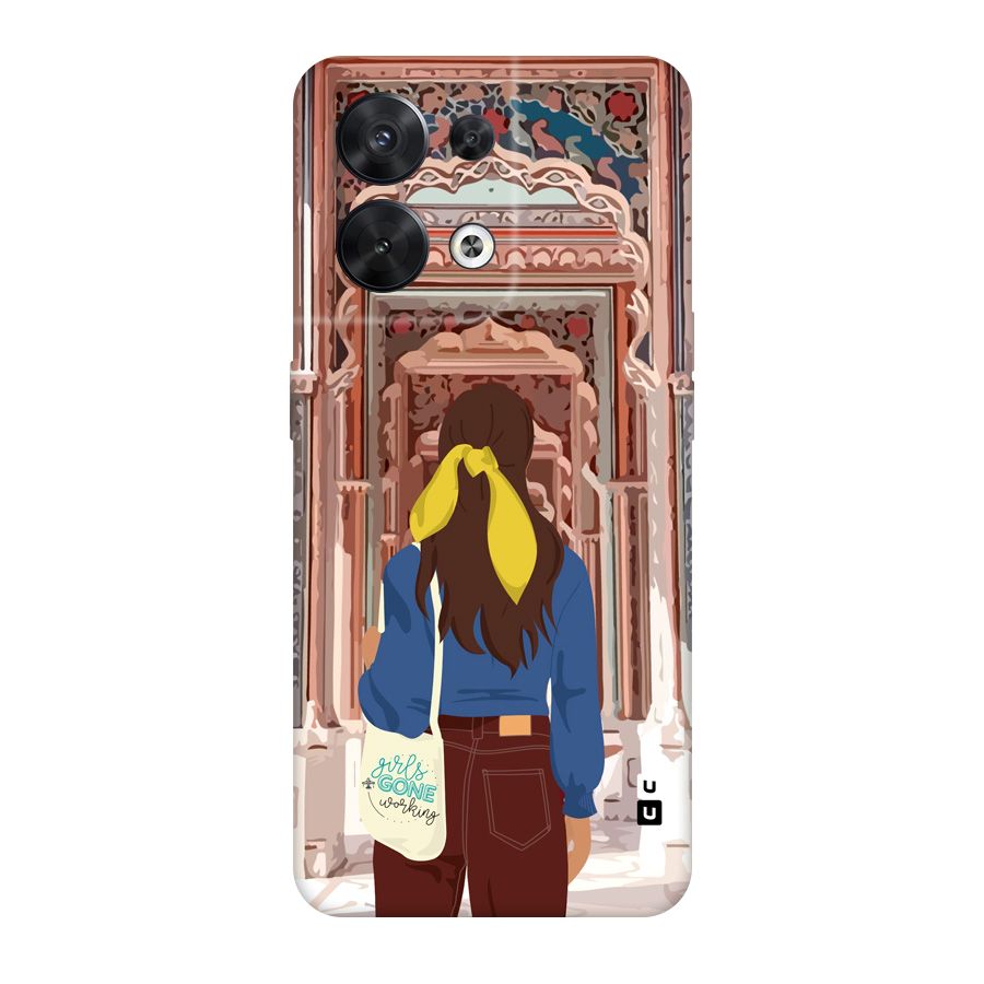 wonderful Girl Original Polycarbonate Back Case for Oppo Reno8 5G