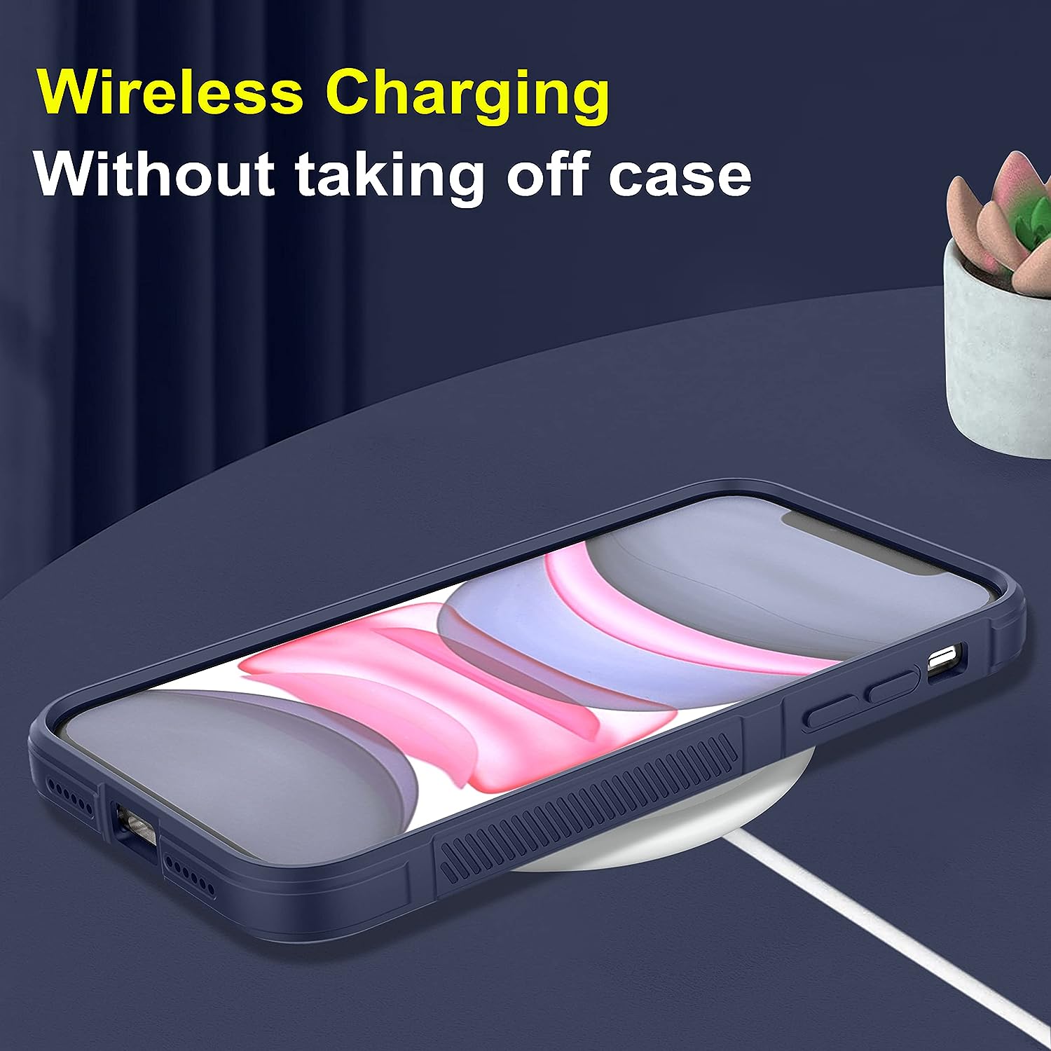 Oxford Blue - Matte Soft Flexible Silicone Back Case for Motorola Edge 40 5G