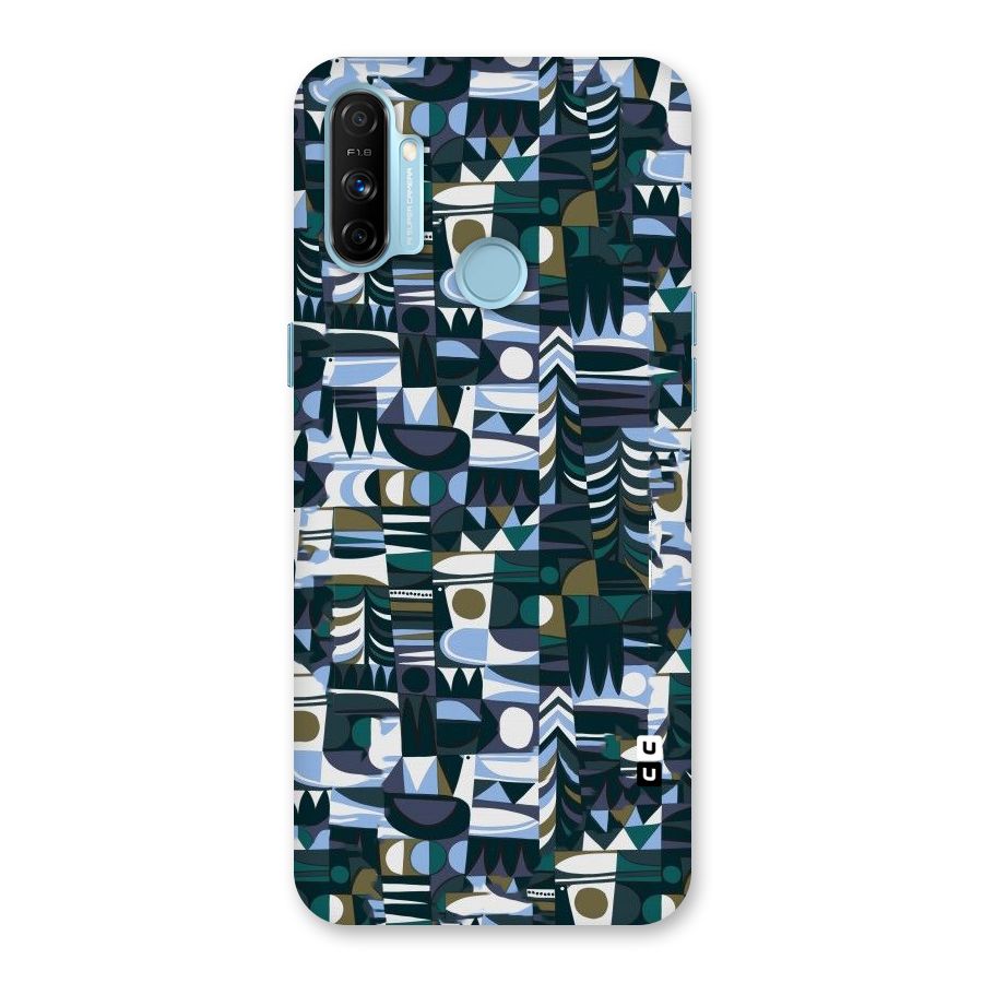 Abstract Blues Back Case for Realme Narzo 20A
