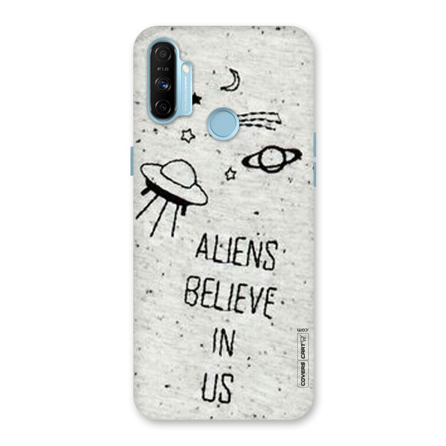 Aliens Believe In Us Back Case for Realme Narzo 20A