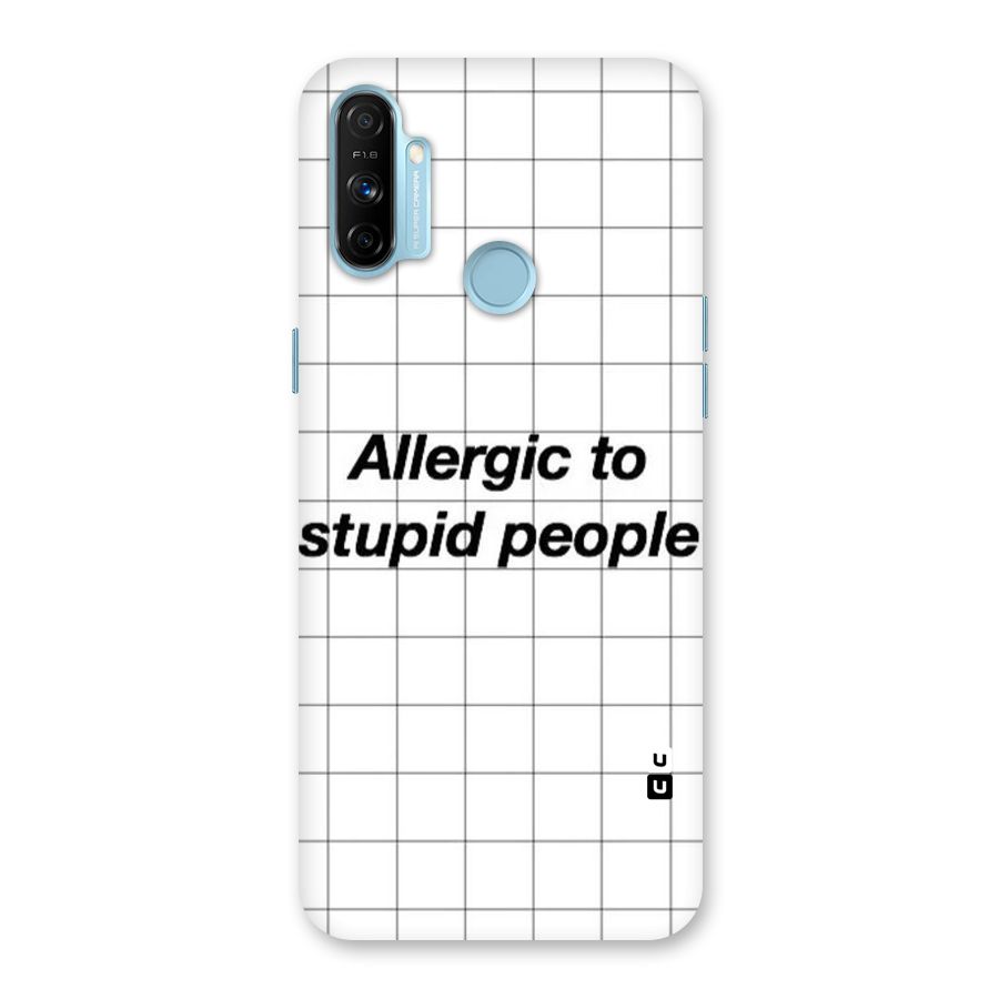 Allergic Back Case for Realme Narzo 20A