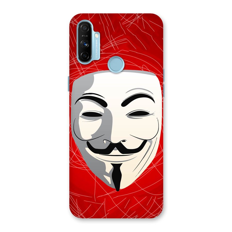 Anonymous Mask Abstract  Back Case for Realme Narzo 20A