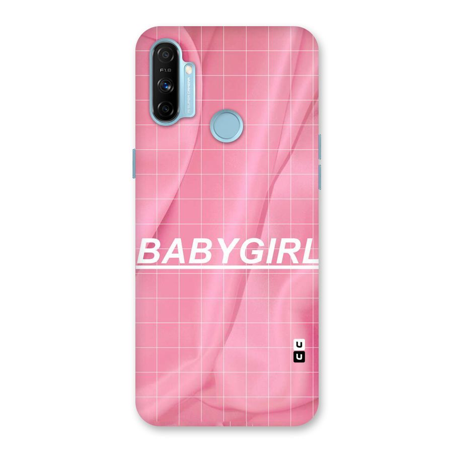 Baby Girl Check Back Case for Realme Narzo 20A