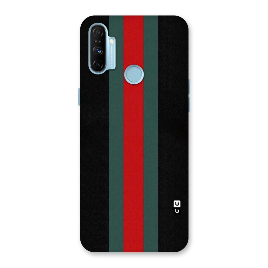Basic Colored Stripes Back Case for Realme Narzo 20A