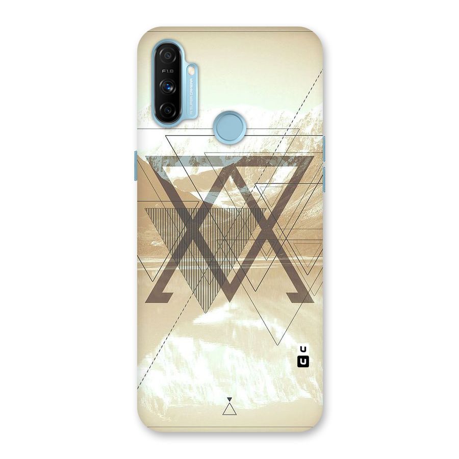 Beige View Back Case for Realme Narzo 20A