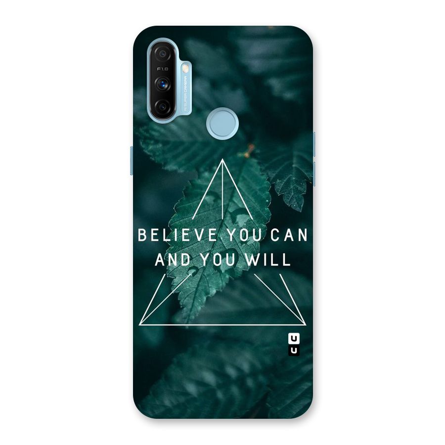 Believe You Can Motivation Back Case for Realme Narzo 20A