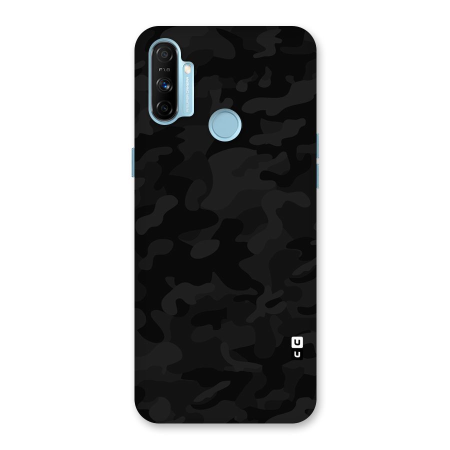 Black Camouflage Back Case for Realme Narzo 20A