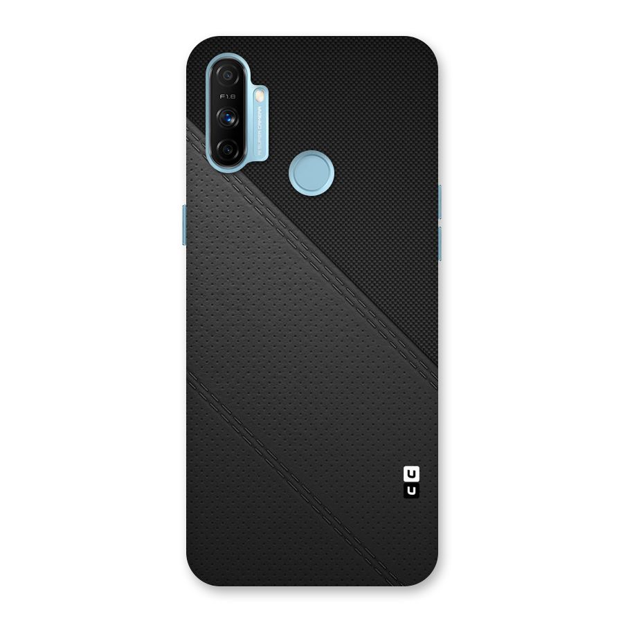 Black Polka Stripe Back Case for Realme Narzo 20A