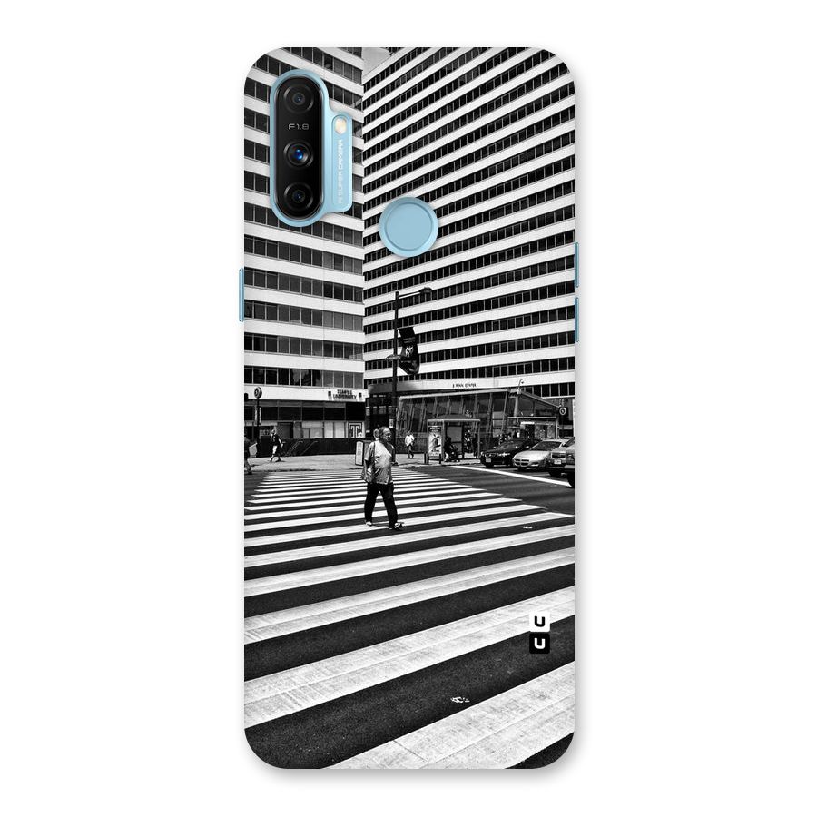 Black White Perspective Back Case for Realme Narzo 20A