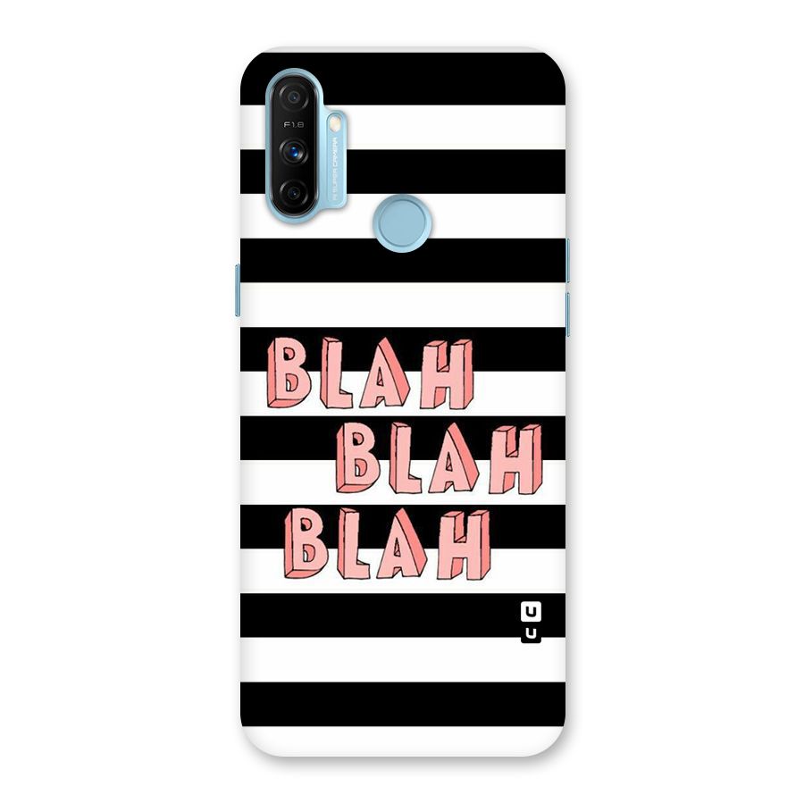Blah Bold Stripes Back Case for Realme Narzo 20A