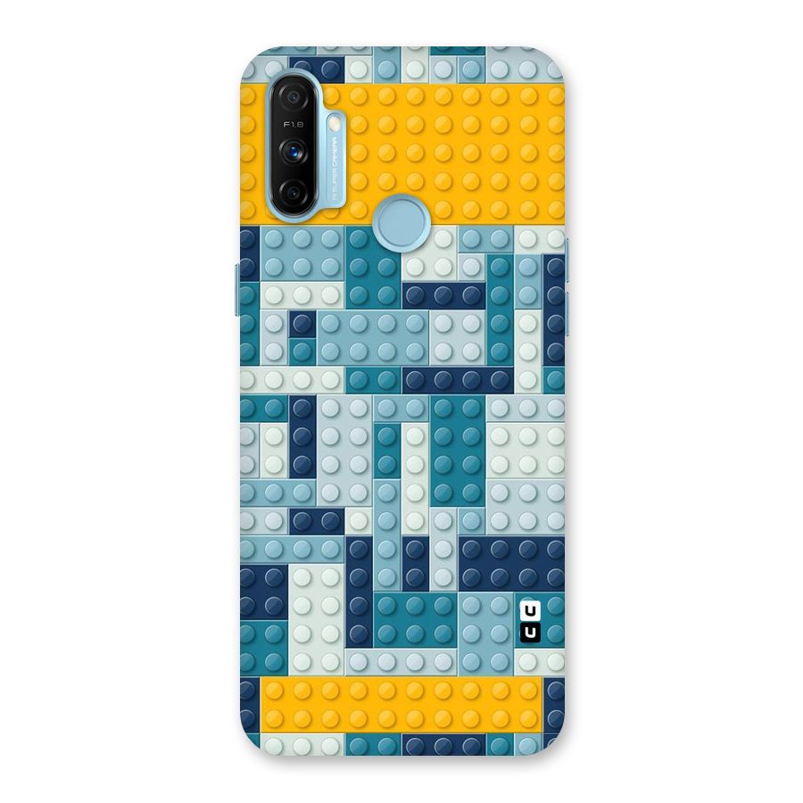 Blocks Blues Back Case for Realme Narzo 20A