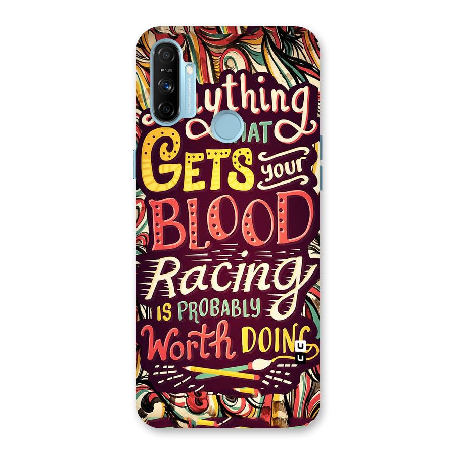 Blood Racing Back Case for Realme Narzo 20A