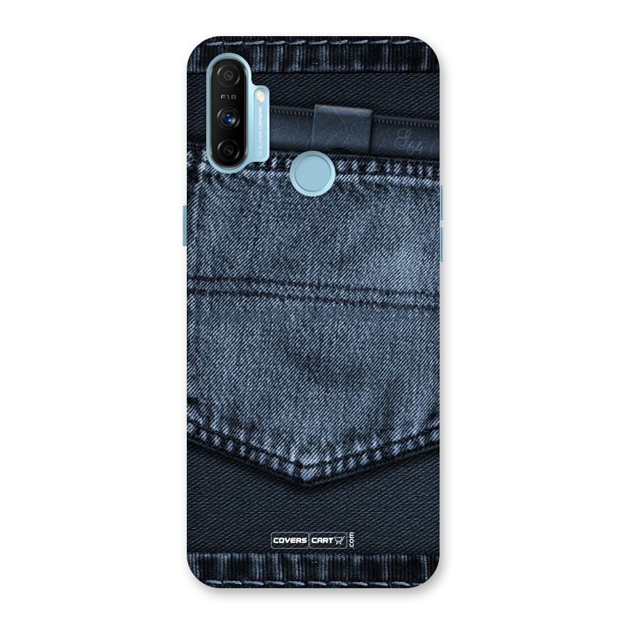 Blue Denim Back Case for Realme Narzo 20A
