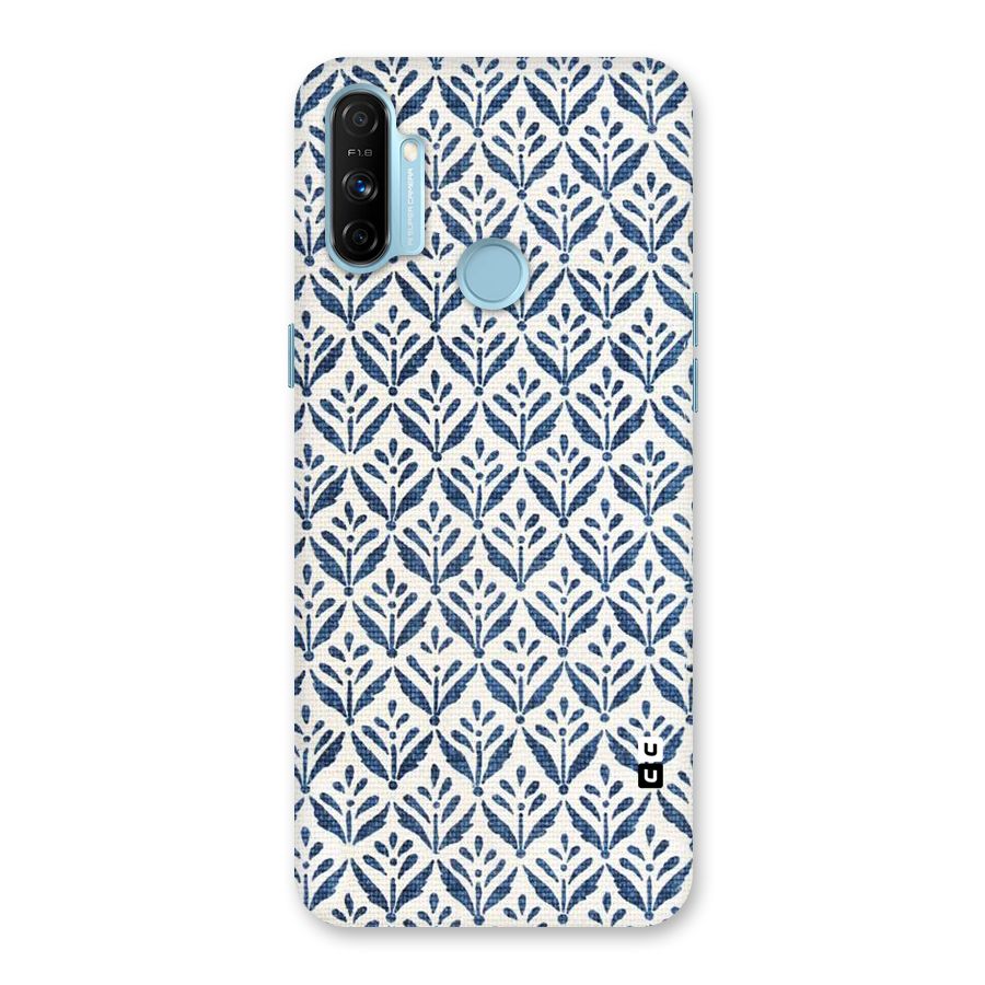 Blue Leaf Back Case for Realme Narzo 20A