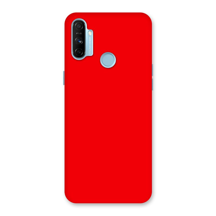 Bright Red Back Case for Realme Narzo 20A