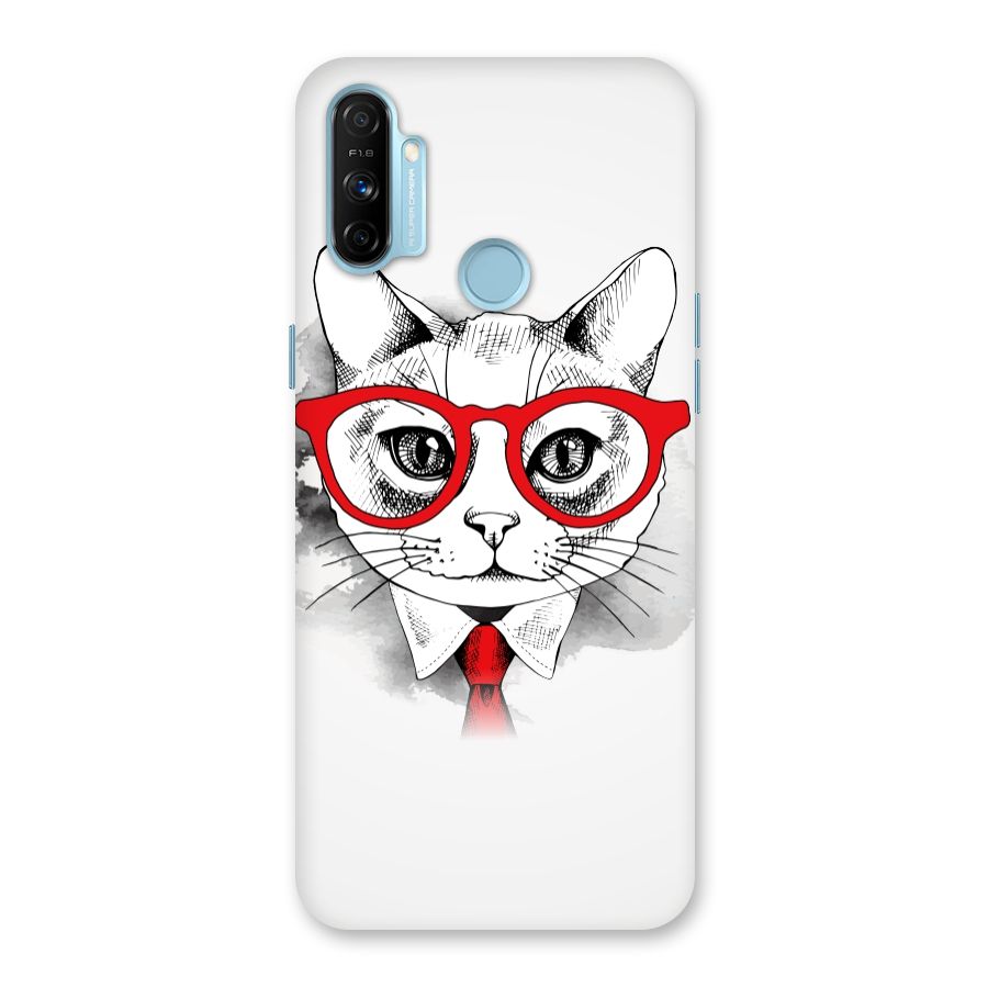 Business Cat Back Case for Realme Narzo 20A