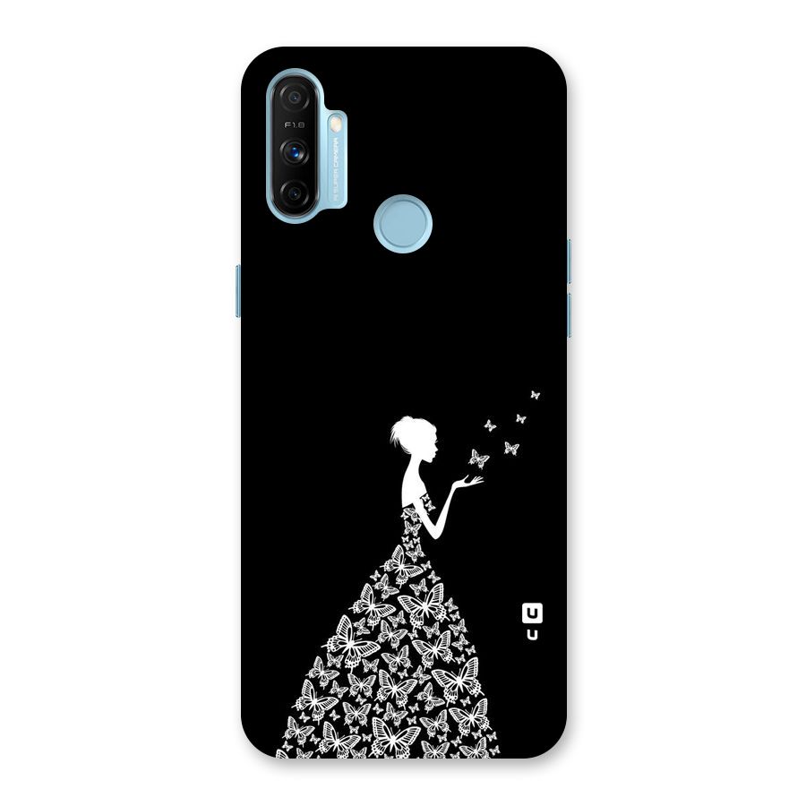 Butterfly Dress Back Case for Realme Narzo 20A
