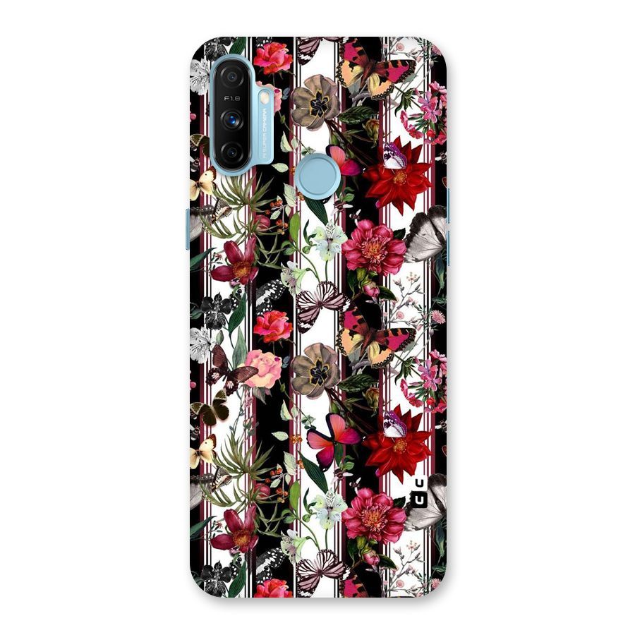 Butterfly Flowers Back Case for Realme Narzo 20A