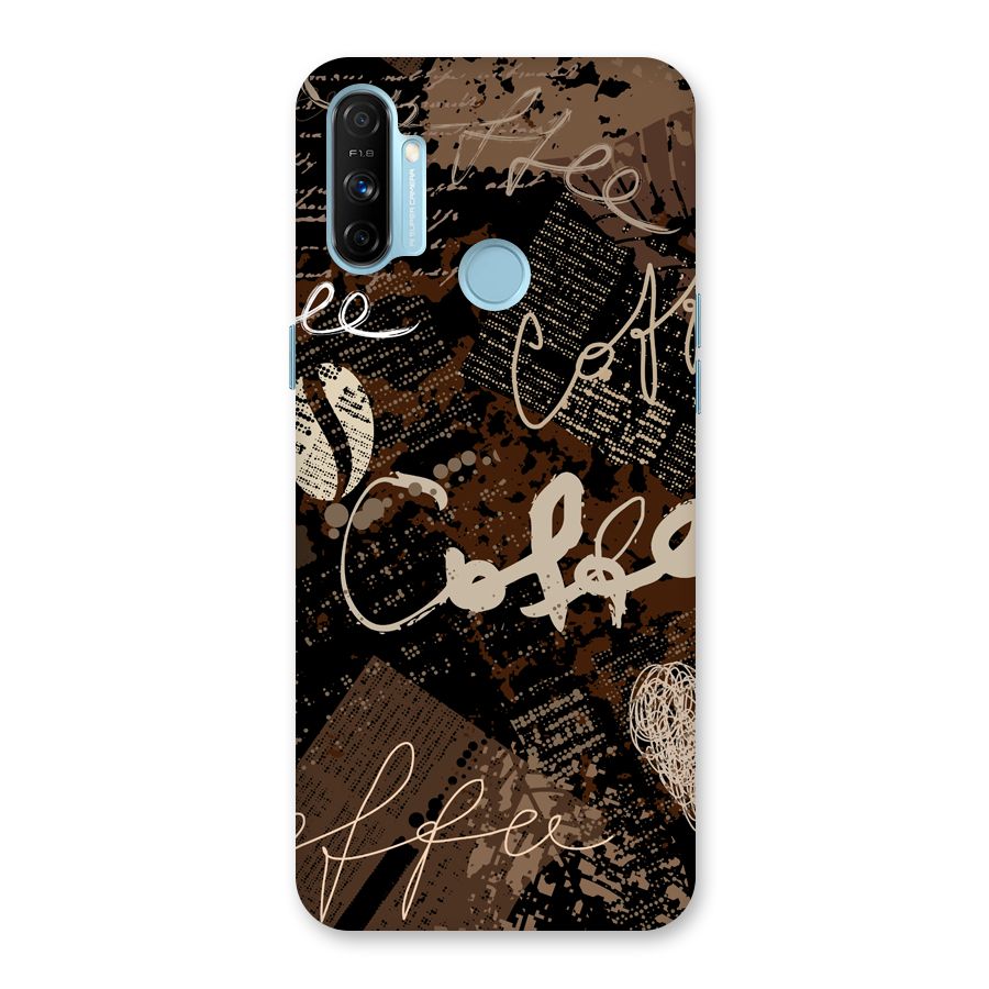 Coffee Scribbles Back Case for Realme Narzo 20A