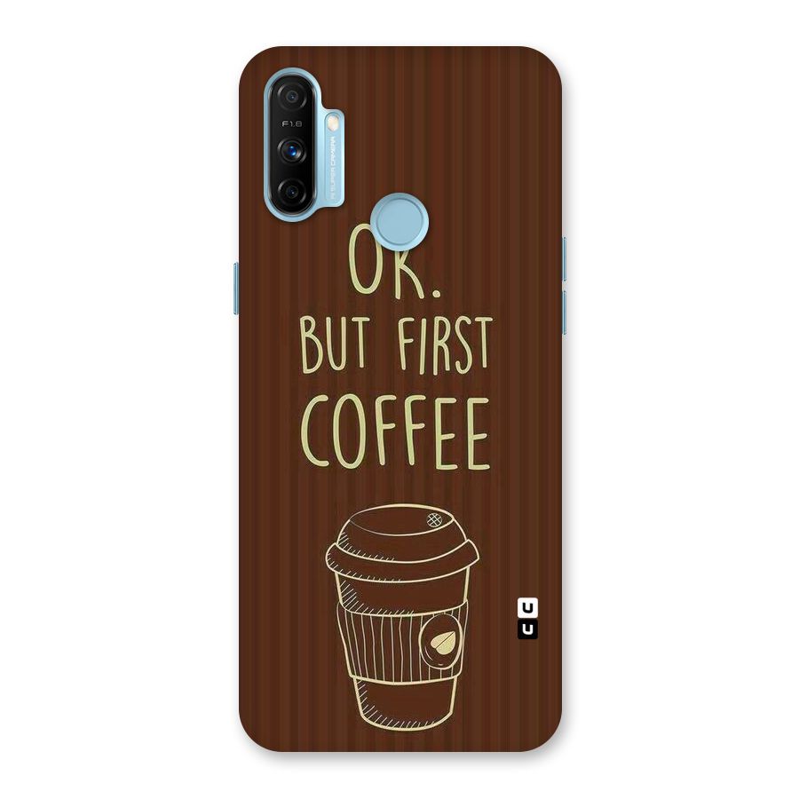 Coffee Stripes Back Case for Realme Narzo 20A