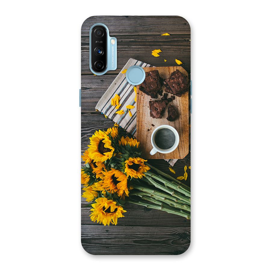 Coffee and Flowers Back Case for Realme Narzo 20A