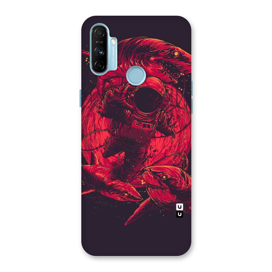 Coloured Spaceman Back Case for Realme Narzo 20A